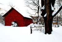 Snowfall Barn